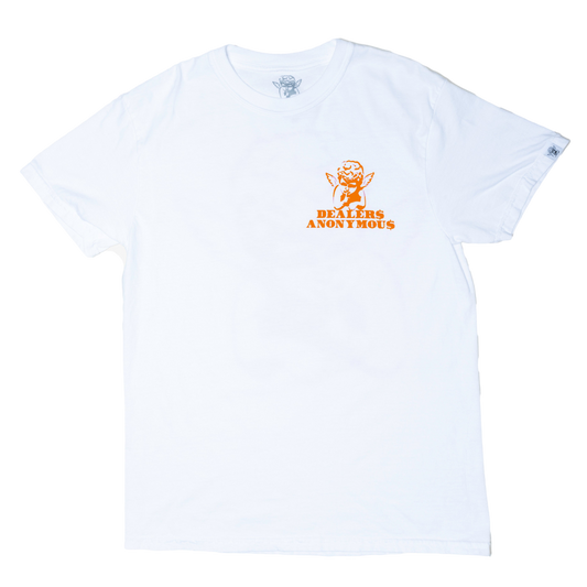 White/Orange Dealers T-Shirt