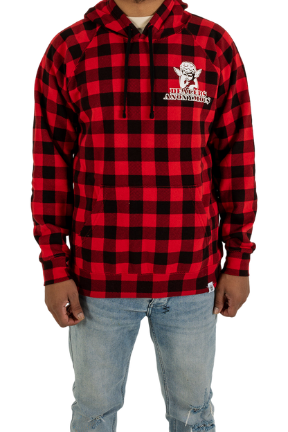 Red Lumberjack Dealers Hoodie