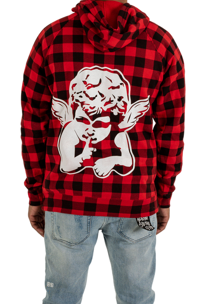 Red Lumberjack Dealers Hoodie