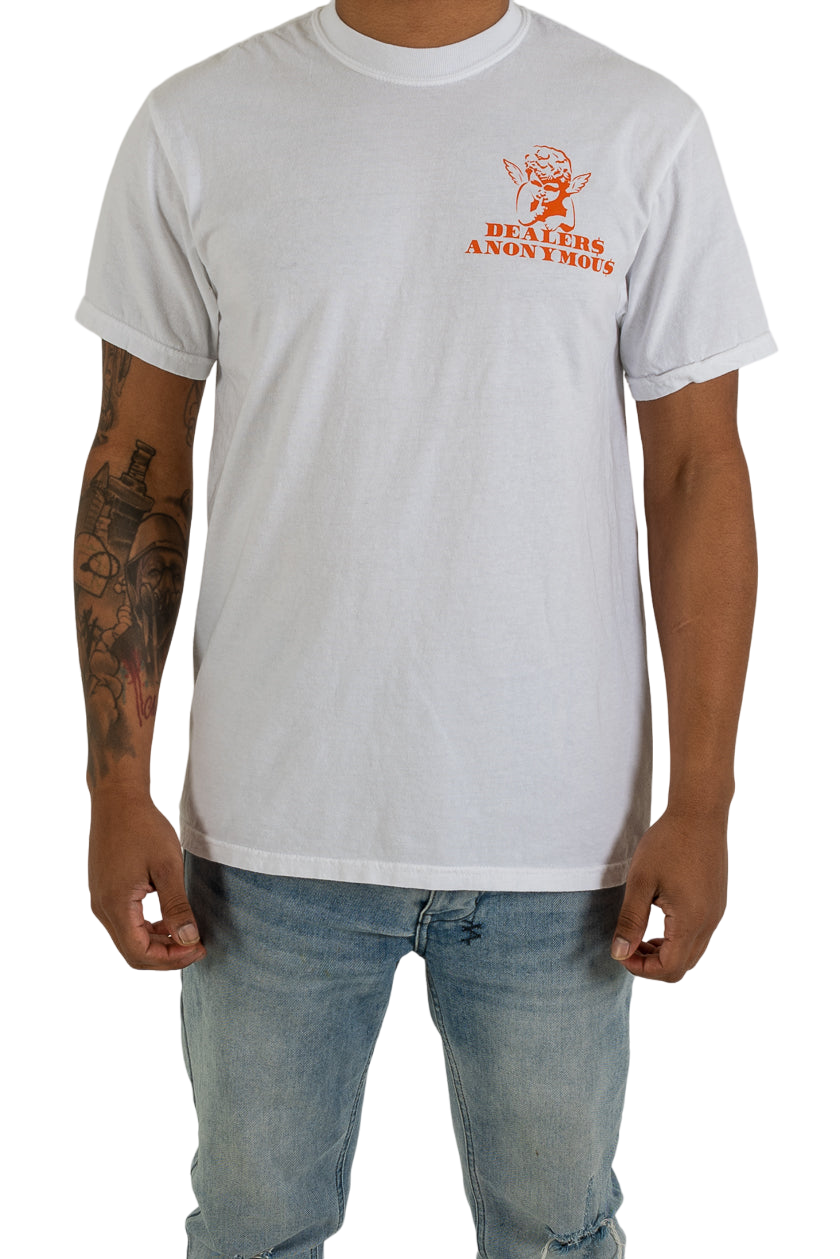 White/Orange Dealers T-Shirt