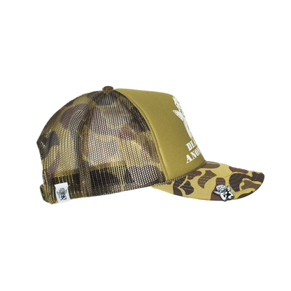 Green Camo Trucker