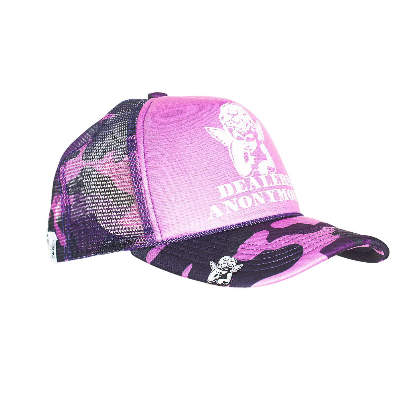 Purple Camo Trucker