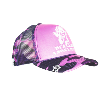 Purple Camo Trucker