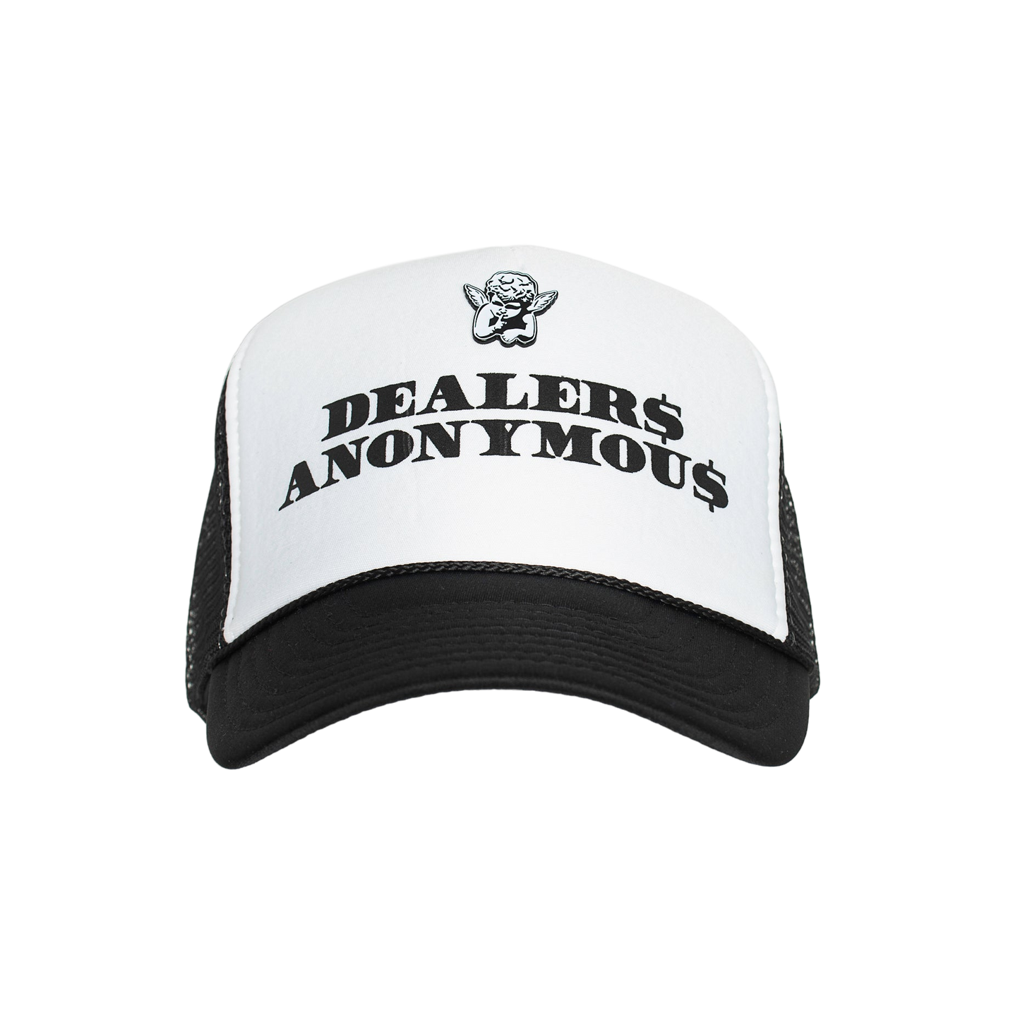 Black/White Dealers Trucker